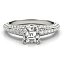 Vivace Lab-Grown Diamond Ring - Side View - Vowmira lab-grown diamond jewelry