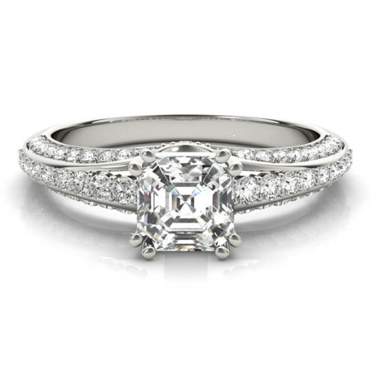 Vivace Lab-Grown Diamond Ring - Main View - Vowmira lab-grown diamond jewelry