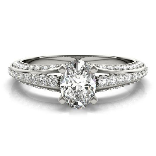Vivace Lab-Grown Diamond Ring - Main View - Vowmira lab-grown diamond jewelry