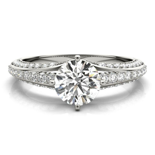 Vivace Lab-Grown Diamond Ring - Main View - Vowmira lab-grown diamond jewelry
