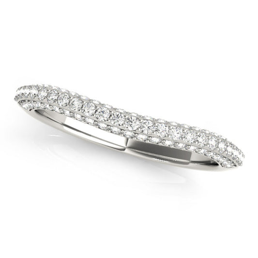 Vivace Lab-Grown Diamond Band - Main View - Vowmira lab-grown diamond jewelry
