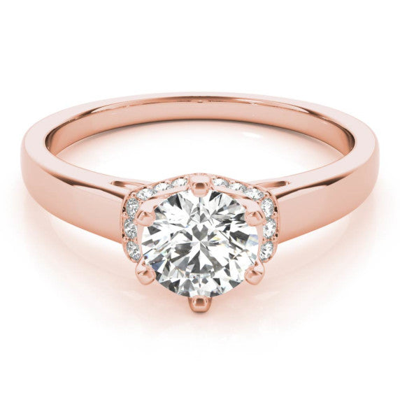Chevron Lab-Grown Diamond Ring - Main View