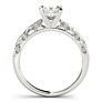 Marion Princess Cut Lab-Grown Diamond Ring - Detail View - Vowmira lab-grown diamond jewelry