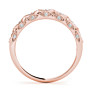 Marion Lab-Grown Diamond Band - Side View - Vowmira lab-grown diamond jewelry