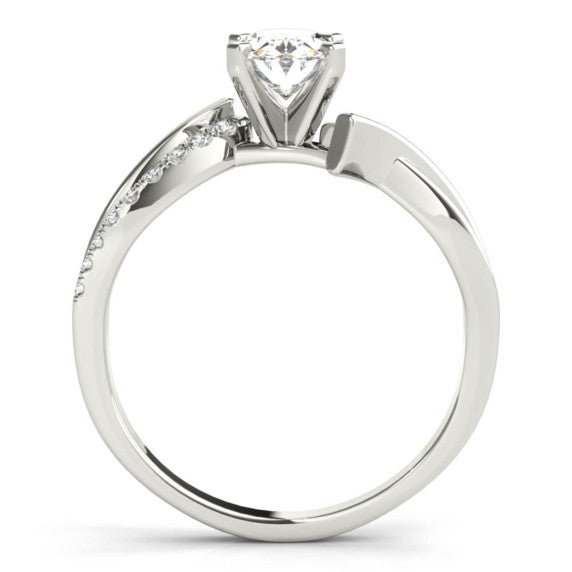 Cadenza Oval Lab-Grown Diamond Ring - Detail View