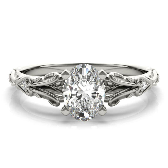 Luisant Oval Lab-Grown Diamond Ring - Main View