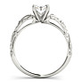 Luisant Oval Lab-Grown Diamond Ring - Side View