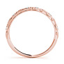 Luisant Lab-Grown Diamond Band - Side View - Vowmira lab-grown diamond jewelry