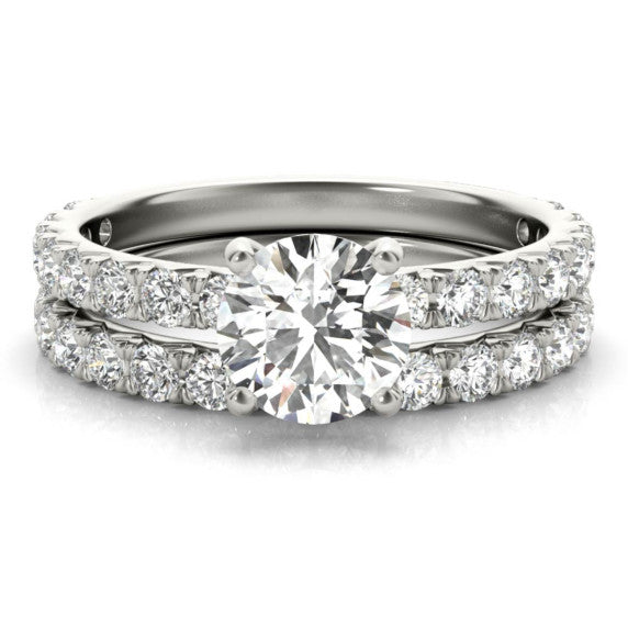 Seagrass Lab-Grown Diamond Bridal Set - Main View