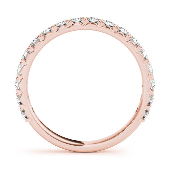 Seagrass Lab-Grown Diamond Band - Detail View - Vowmira lab-grown diamond jewelry