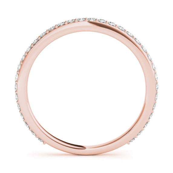 Lumiere Lab-Grown Diamond Band - Detail View - Vowmira lab-grown diamond jewelry