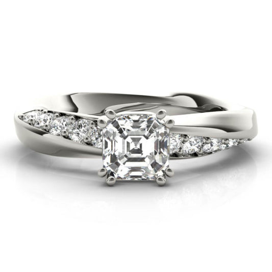 Sirena Lab-Grown Diamond Ring - Main View - Vowmira lab-grown diamond jewelry