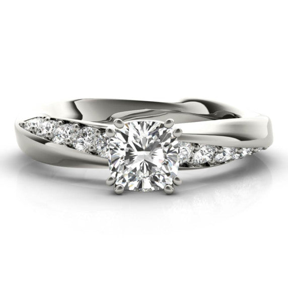 Sirena Cushion Cut Lab-Grown Diamond Ring - Main View