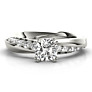 Sirena Cushion Cut Lab-Grown Diamond Ring - Side View
