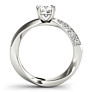 Sirena Cushion Cut Lab-Grown Diamond Ring - View 2 - Vowmira lab-grown diamond jewelry