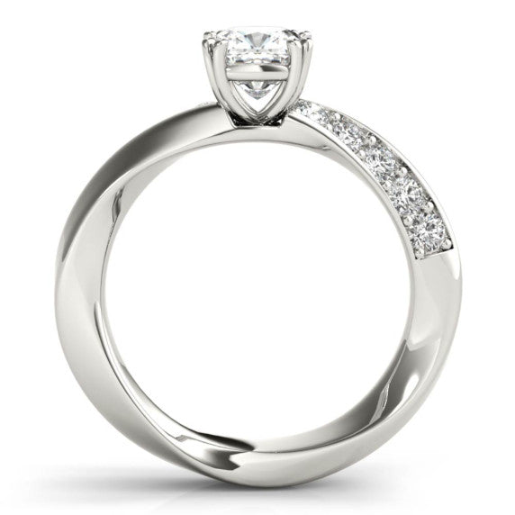 Sirena Cushion Cut Lab-Grown Diamond Ring - Detail View