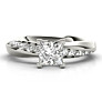 Sirena Princess Cut Lab-Grown Diamond Ring - Side View