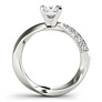 Sirena Princess Cut Lab-Grown Diamond Ring - View 2 - Vowmira lab-grown diamond jewelry