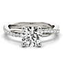 Orlena Lab-Grown Diamond Ring - Side View - Vowmira lab-grown diamond jewelry
