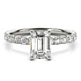 Farrah Lab-Grown Diamond Ring - Side View - Vowmira lab-grown diamond jewelry
