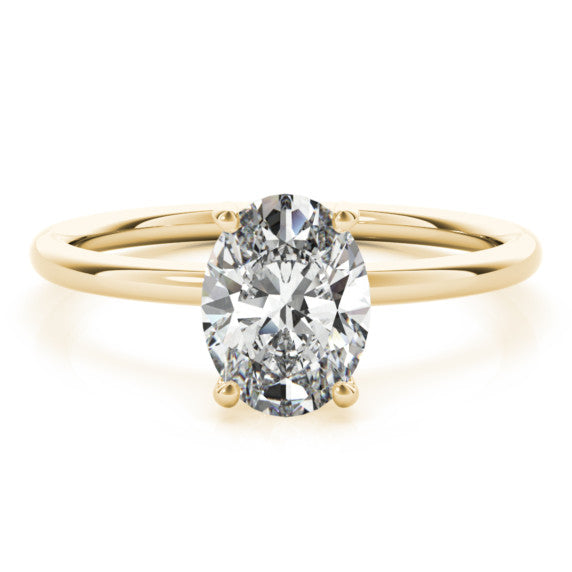 Quiet Beauty Oval Lab-Grown Diamond Ring - Main View