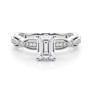 Mirabelle Emerald Cut Lab-Grown Diamond Ring - View 2 - Vowmira lab-grown diamond jewelry