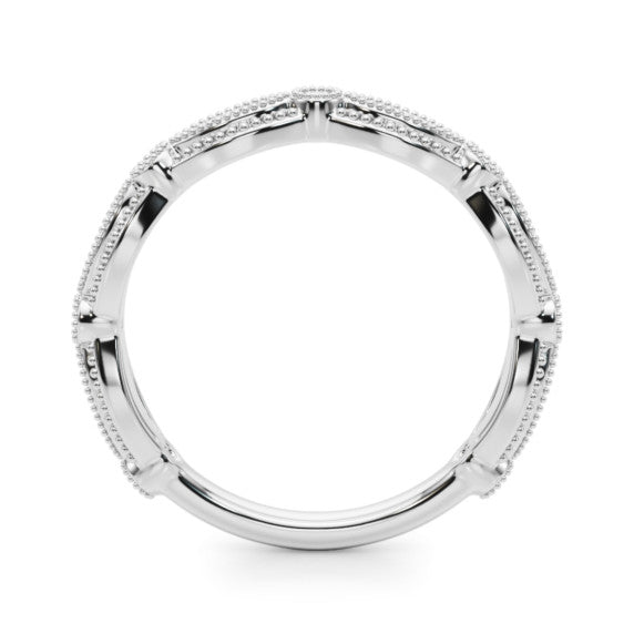 Mirabelle Lab-Grown Diamond Band - Detail View - Vowmira lab-grown diamond jewelry