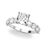 Grand Cynthia Lab-Grown Diamond Ring - Side View - Vowmira lab-grown diamond jewelry