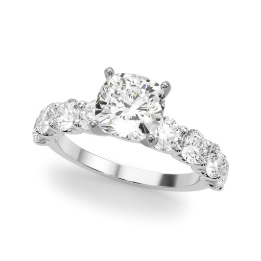 Grand Cynthia Lab-Grown Diamond Ring - Main View - Vowmira lab-grown diamond jewelry