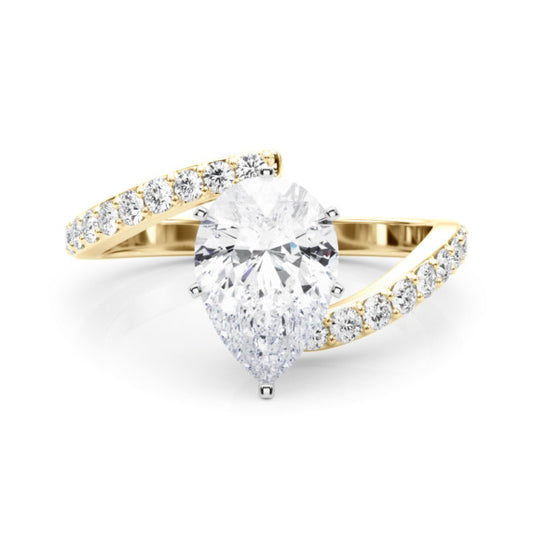 Hyacinth Marquise Cut Lab-Grown Diamond Ring - Main View - Vowmira lab-grown diamond jewelry