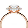 Ava Lab-Grown Diamond Ring - Side View - Vowmira lab-grown diamond jewelry