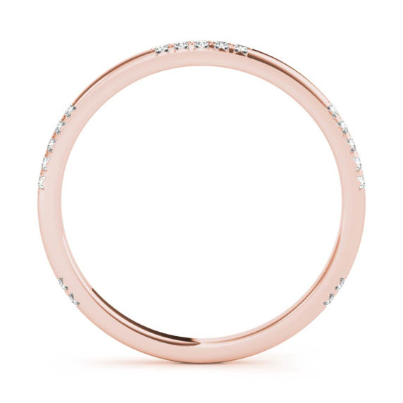 Sloane Lab-Grown Diamond Band - Detail View - Vowmira lab-grown diamond jewelry