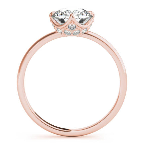 Cora Solitaire Lab-Grown Diamond Ring - Detail View