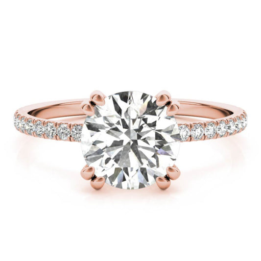Scarlett Pave Lab-Grown Diamond Ring - Main View - Vowmira lab-grown diamond jewelry