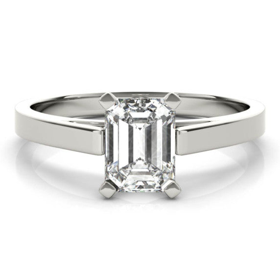 Colonial Emerald Cut Lab-Grown Diamond Ring - Main View