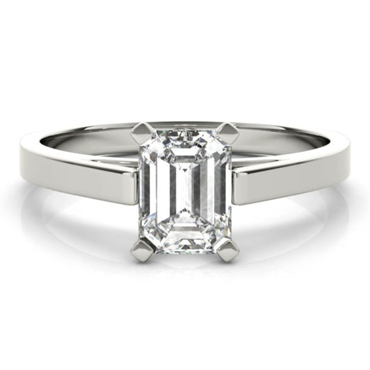Colonial Emerald Cut Lab-Grown Diamond Ring - Main View - Vowmira lab-grown diamond jewelry