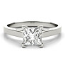 Colonial Princess Cut Lab-Grown Diamond Ring - Side View - Vowmira lab-grown diamond jewelry