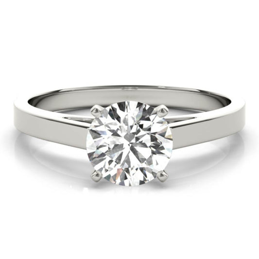 Colonial Solitaire Lab-Grown Diamond Ring - Main View - Vowmira lab-grown diamond jewelry