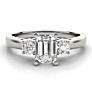 Bettina Emerald Cut Lab-Grown Diamond Ring - Side View