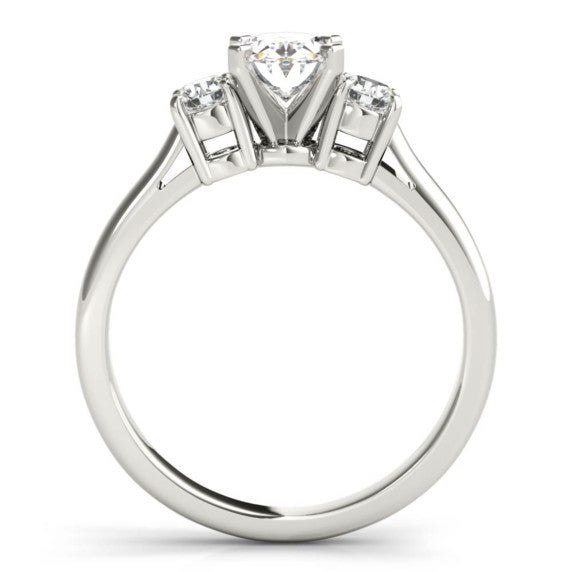 Bettina Oval Lab-Grown Diamond Ring - Detail View - Vowmira lab-grown diamond jewelry