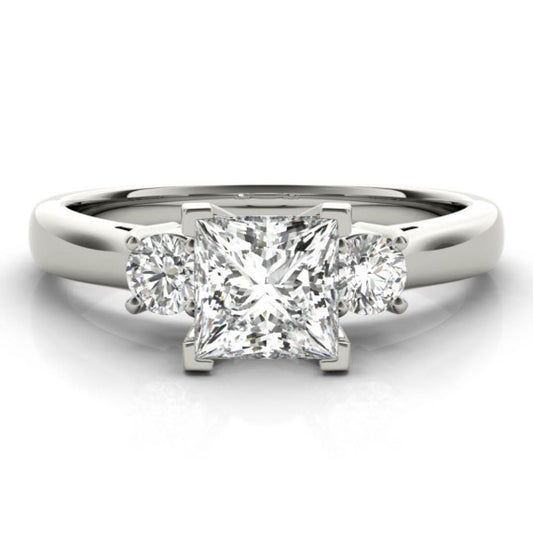 Bettina Princess Cut Lab-Grown Diamond Ring - Main View - Vowmira lab-grown diamond jewelry