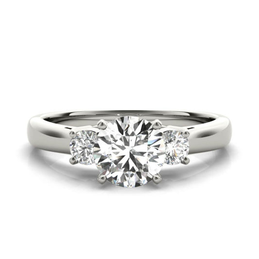 Bettina Asscher Cut Lab-Grown Diamond Ring - Main View - Vowmira lab-grown diamond jewelry