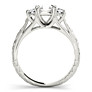 Madrid Solitaire Lab-Grown Diamond Ring - Side View - Vowmira lab-grown diamond jewelry