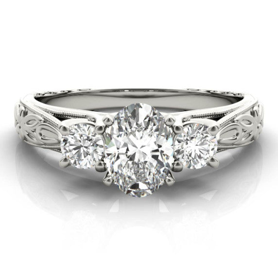 Madrid Oval Lab-Grown Diamond Ring - Main View - Vowmira lab-grown diamond jewelry