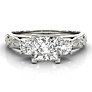 Madrid Princess Cut Lab-Grown Diamond Ring - Side View
