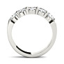 1 1/2 CT. TW. Common Prong 5 Stone Lab-Grown Diamond Ring - Side View - Vowmira lab-grown diamond jewelry
