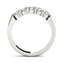 3/4 CT. TW. Common Prong 5 Stone Lab-Grown Diamond Ring - Side View - Vowmira lab-grown diamond jewelry