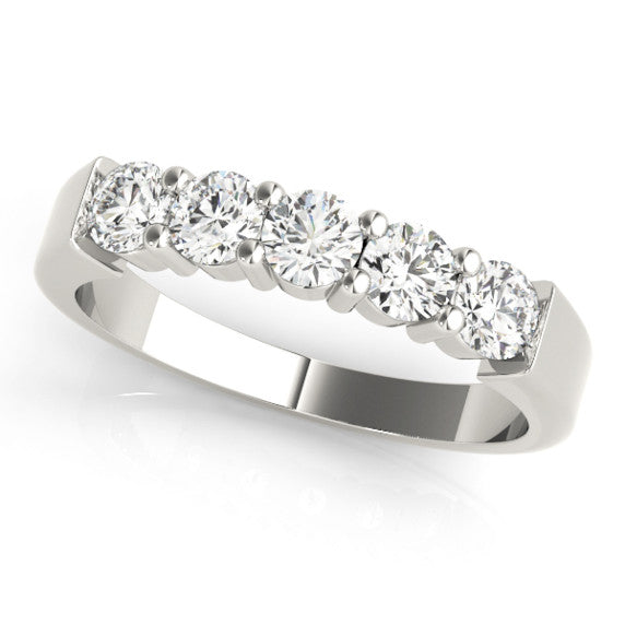 3/4 CT. TW. Common Prong 5 Stone Lab-Grown Diamond Ring - Main View