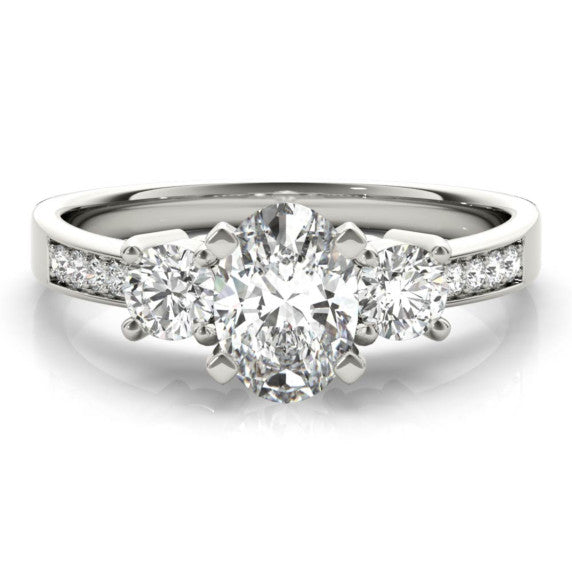 Denmark Oval Lab-Grown Diamond Ring - Main View