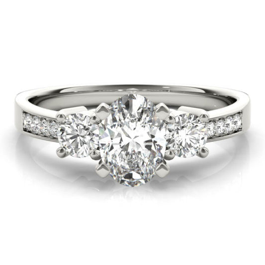 Denmark Oval Lab-Grown Diamond Ring - Main View - Vowmira lab-grown diamond jewelry